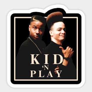 Kid 'N Play 90s Aesthetic Design Sticker